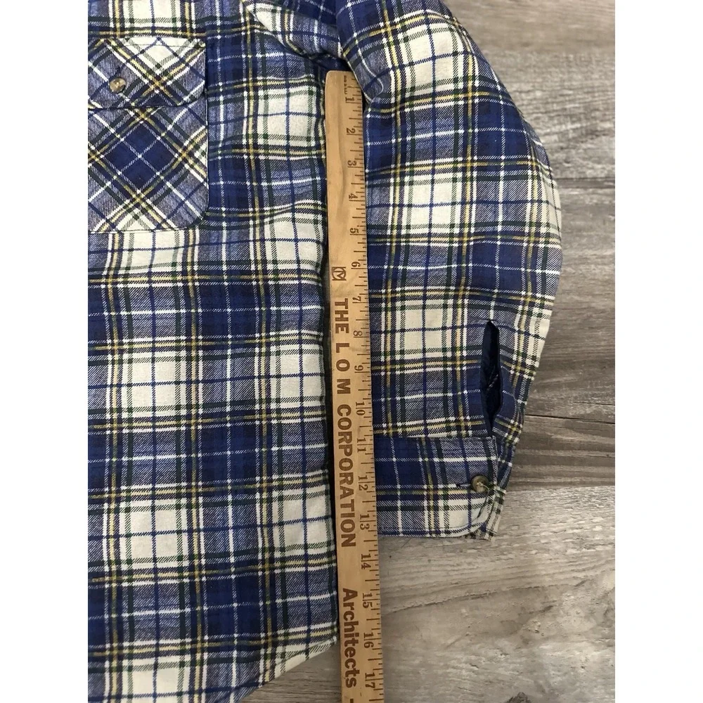 Bud Berma Quilted lined  Flannels‎ Lot Of 2 Size Medium